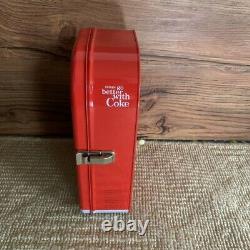 Coca Cola 60's Style Vending Machine Piigy Bank with Bottle and Clock