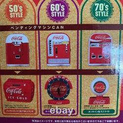 Coca Cola 60's Style Vending Machine Piigy Bank with Bottle and Clock