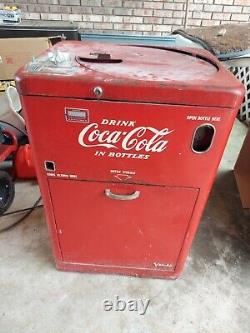 Coca Cola A23E Vendo Vending Machine Antique Vintage Spin Top WORKS