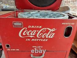 Coca Cola A23E Vendo Vending Machine Antique Vintage Spin Top WORKS