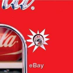 Coca Cola Can Vending Machine Retro Soda Vintage Cooler Mini Fridge 10 Cans Bar