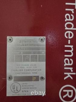Coca-Cola Cavalier USS-8-64 Vintage Red Coke Machine, Working, Cold