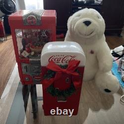 Coca Cola Claw Vend Machines & VTG Polar Bear Lot of 3