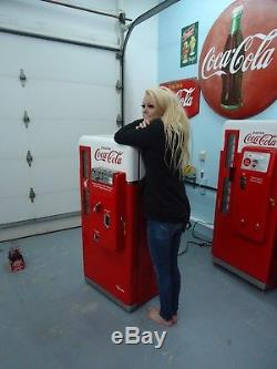 Coca Cola Coke Machine Vendo 56 Pro Restored Best in USA 81 39 44 door-to-door