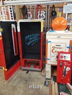 Coca Cola Coke Machines, Orange CRUSH FRIG Professional Restoration