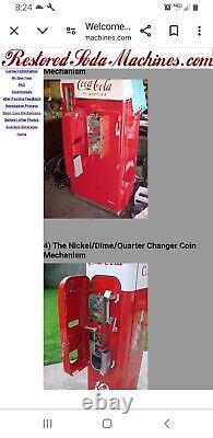 Coca Cola Coke Machines, Orange CRUSH FRIG Professional Restoration