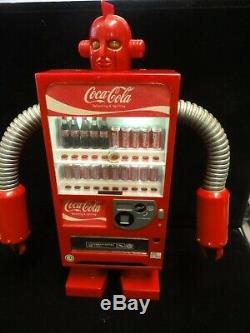 Coca Cola Coke Vending Machine Robot Red Piggy bank Figure 1/8 limited No Box