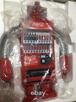 Coca Cola Coke Vending Machine Robot Red Piggy bank Figure 1/8 limited RARE Used