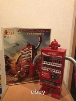 Coca Cola Coke Vending Machine Robot Red Piggy bank Figure 1/8 limited Tested