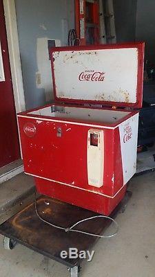 Coca-Cola Coke chest cooler Cornelius pop machine vending