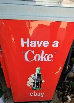 Coca Cola Cooler Vending Machine Look Alike 1990s Vintage Deep Cooler