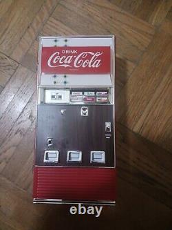 Coca Cola Die Cast Musical Bank Vending Machine 1996 WORKS GREAT LIGHTS, SINGS