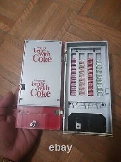 Coca Cola Die Cast Musical Bank Vending Machine 1996 WORKS GREAT LIGHTS, SINGS
