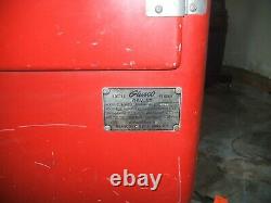 Coca Cola GLASCO Machine Floor OLD NICE Motor Works