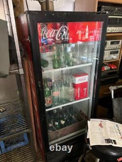 Coca-Cola Glass Front Cooler (WORKING) Vintage