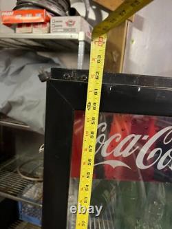 Coca-Cola Glass Front Cooler (WORKING) Vintage