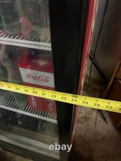 Coca-Cola Glass Front Cooler (WORKING) Vintage