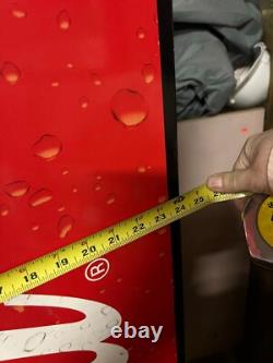 Coca-Cola Glass Front Cooler (WORKING) Vintage