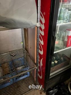 Coca-Cola Glass Front Cooler (WORKING) Vintage Coca-Cola Glass Front Cooler (WORKING) Vintage
