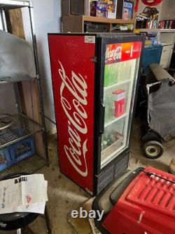 Coca-Cola Glass Front Cooler (WORKING) Vintage