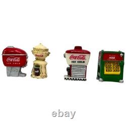 Coca-Cola Miniature Collection 25 Pc Display Vehicles Vending Machines Cans LN