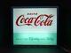 Coca Cola Original VENDING MACHINE FACE PLATE LIGHTED SIGN / Rare 1950's 60's