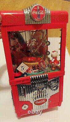 Coca-Cola RARE musical Coin Bank vending machine 5c Enesco Doesn't Work