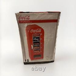 Coca Cola Upright Vending Machine Retro Mini Pop Soda Refrigerator Coke Cooler