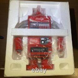 Coca Cola Vending Machine Red Robot Type Robot Savings Box 1/8 Scale rare