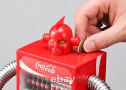 Coca-Cola Vending Machine Robot Red Piggy bank Sounds and neck moves