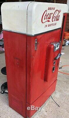 Coca Cola Vendo 110 Vintage Coke Machine Ice Cold, Fully Functional, Works Gr8
