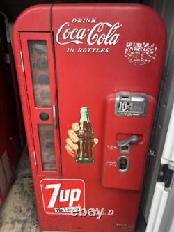 Coca Cola Vendo 81 Machine, Great Original Condition, Runs/cools Rare Find