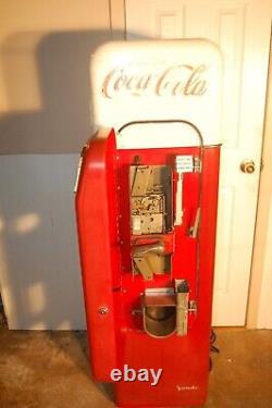 Coca Cola Vintage 1950 Vendo 44 Vending Machine 100% Original