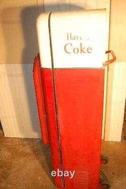 Coca Cola Vintage 1950 Vendo 44 Vending Machine 100% Original