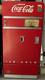 Coca-Cola Vintage Soda Vending Machine 10&cent; Dime Only Red Lift Door