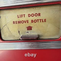 Coca-Cola Vintage Soda Vending Machine 10¢ Dime Only Red Lift Door