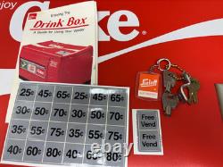 Coca-Cola Vintage Vending Machine 1984 DrinkBox RARE! NEVER SOLD! IMMACULATE