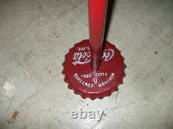 Coca-Cola embossed base bottle cap vending machine stand gumball candy diner