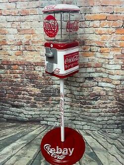 Coca cola Coke memorabilia vintage gumball machine 1¢ Acorn glass penny machine