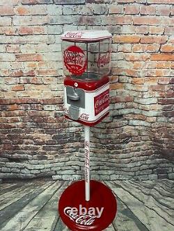 Coca cola Coke memorabilia vintage gumball machine 1¢ Acorn glass penny machine