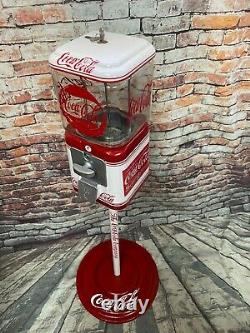 Coca cola Coke memorabilia vintage gumball machine 1¢ Acorn glass penny machine