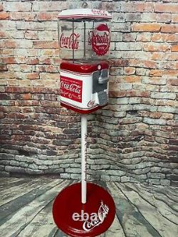 Coca cola Coke memorabilia vintage gumball machine 1¢ Acorn glass penny machine