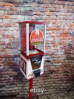 Coca cola Coke vintage gumball nut candy machine game room coke memorabilia gift