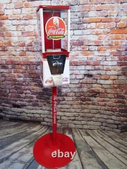 Coca cola Coke vintage gumball nut candy machine game room coke memorabilia gift