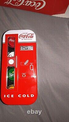 Coca-cola collectible soda vending machines limited edition with silver caps