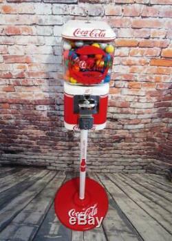 Coca cola memorabilia vintage gumball machine Acorn glass bar decor Coke Gift