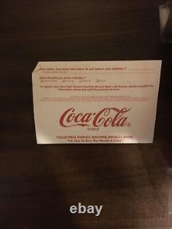 Coca cola pinball machine