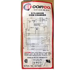 Coinco S75-9800B Coin Changer Vending Soda Machine Single Price 115V Lot of 3