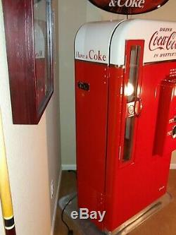 Coke/Coca-Cola Vending Machine H81-B (From Atlantic, Iowa Bottling Co.)