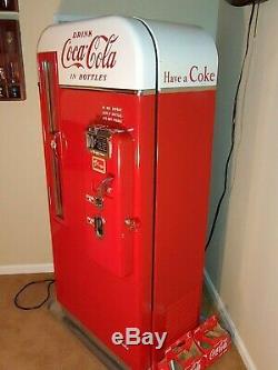 Coke/Coca-Cola Vending Machine H81-B (From Atlantic, Iowa Bottling Co.)